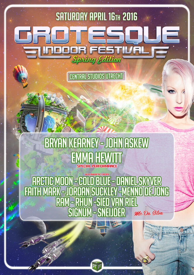 PT Events presents Grotesque Indoor Festival – Spring Edition 2016