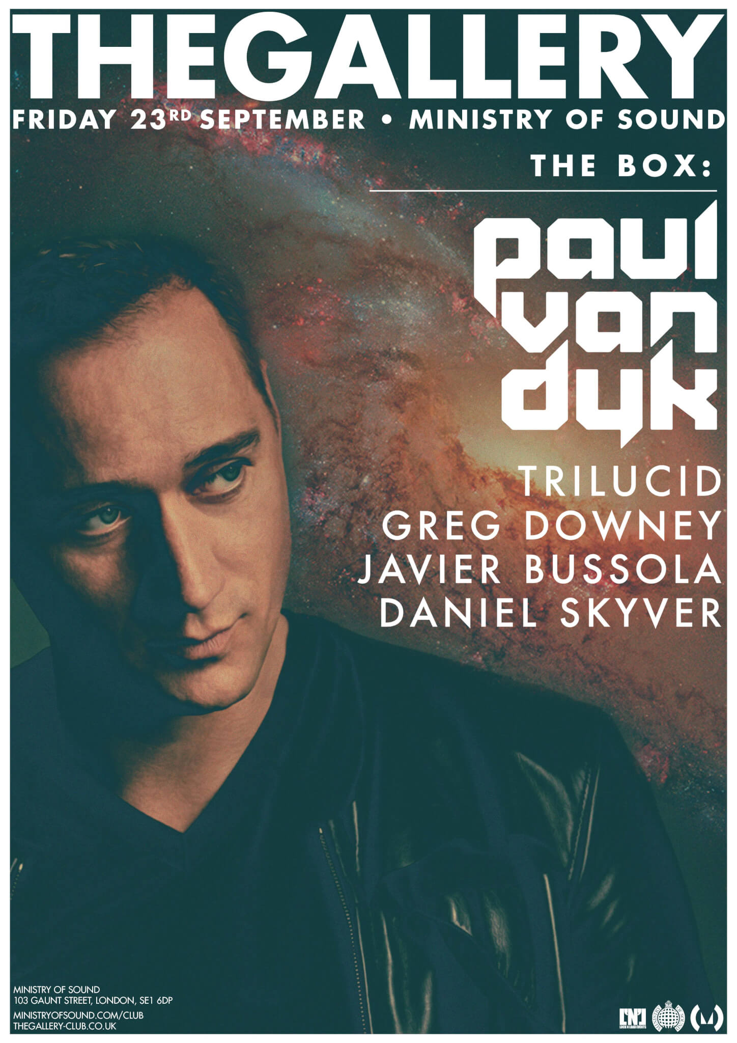 Paul van Dyk at The Gallery, Ministry of Sound, London, UK on 23rd of September 2016