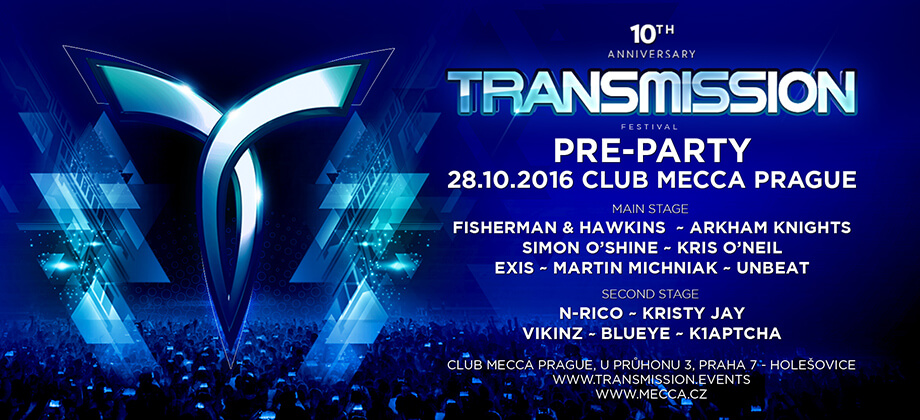 Transmission Festival preparty poster