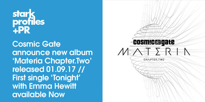 Cosmic Gate presents Materia Chapter Two on Black Hole Recordings banner