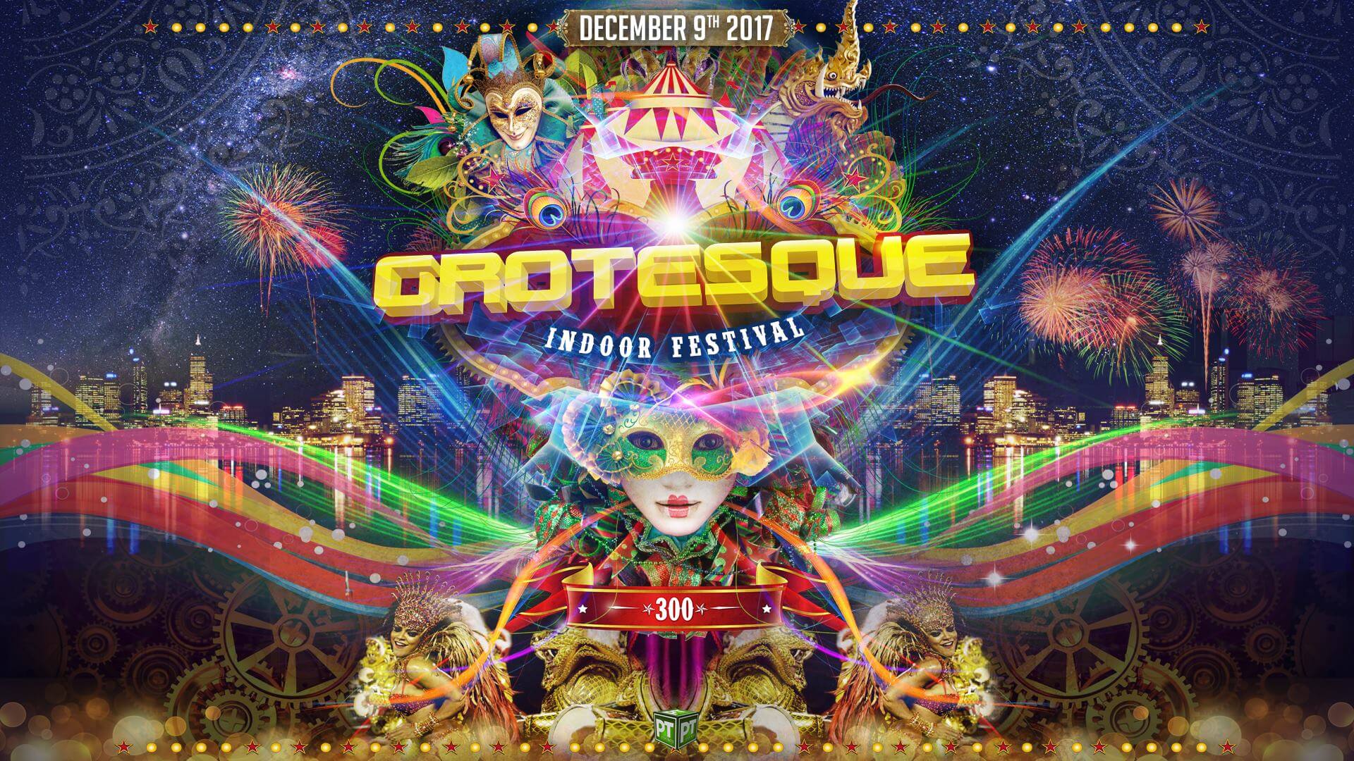 PT Events presents Grotesque Indoor Festival 300 at Maassilo, Rotterdam, The Netherlands on 9th of December 2017