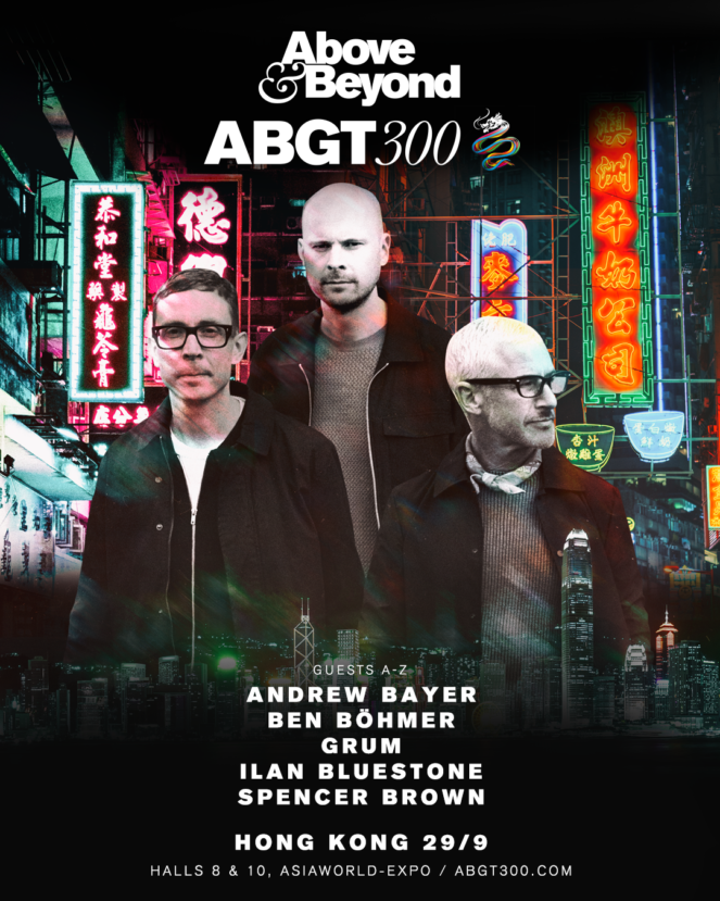 Above and Beyond presents Group Therapy 300 in Hong Kong, Asia on 29th of September 2018