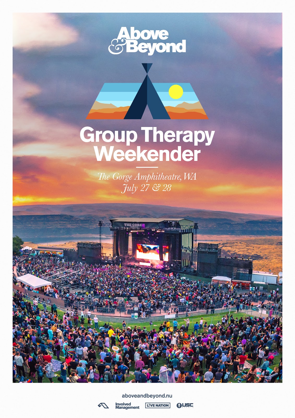 Above and Beyond presents Group Therapy Weekender at The Gorge Amphitheatre, Washington, US on 27th and 28th July 2019