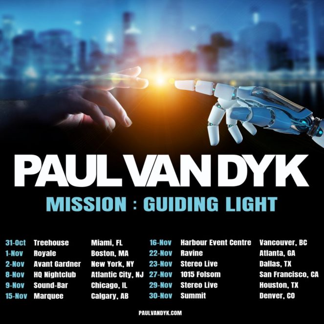 Paul van Dyk announces fall tour of North America