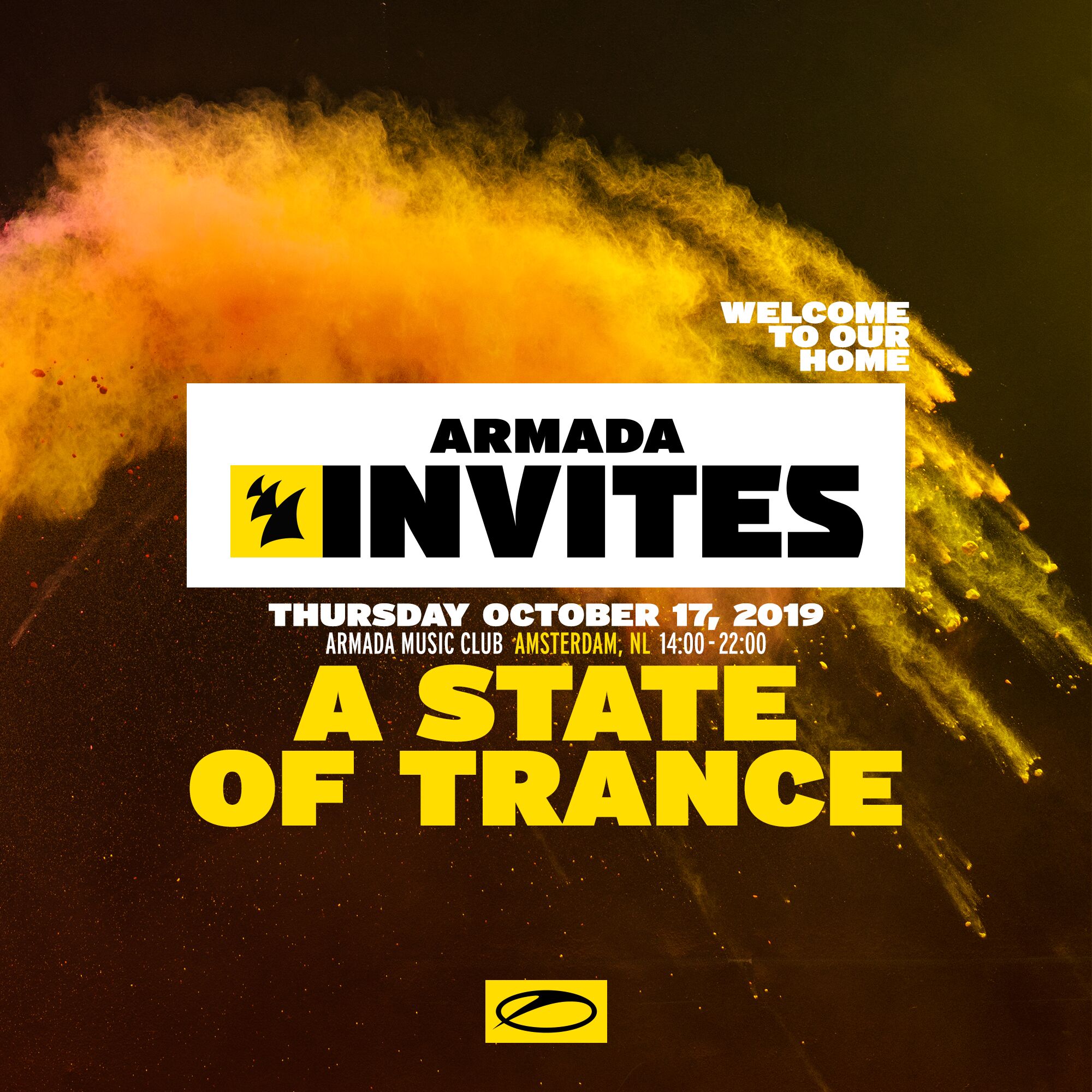 Armada Invites presents A State Of Trance at Armada Music Club, Amsterdam, NL for ADE 2019 on 17th of October 2019