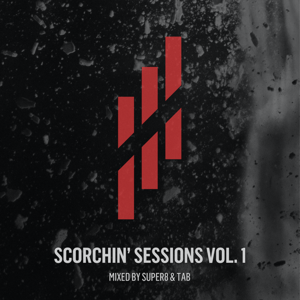 Various Artists presents Scorchin Sessions volume 1 mixed by Super8 and Tab on Black Hole Recordings