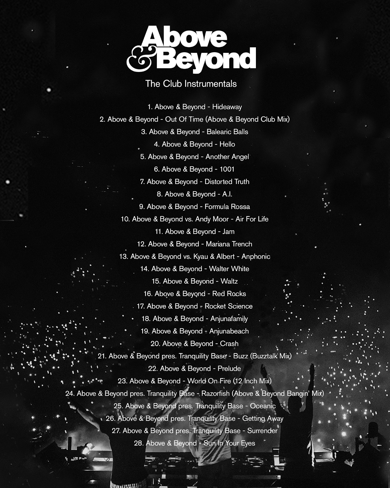 Above and Beyond presents The Club Instrumentals compilation on Anjunabeats