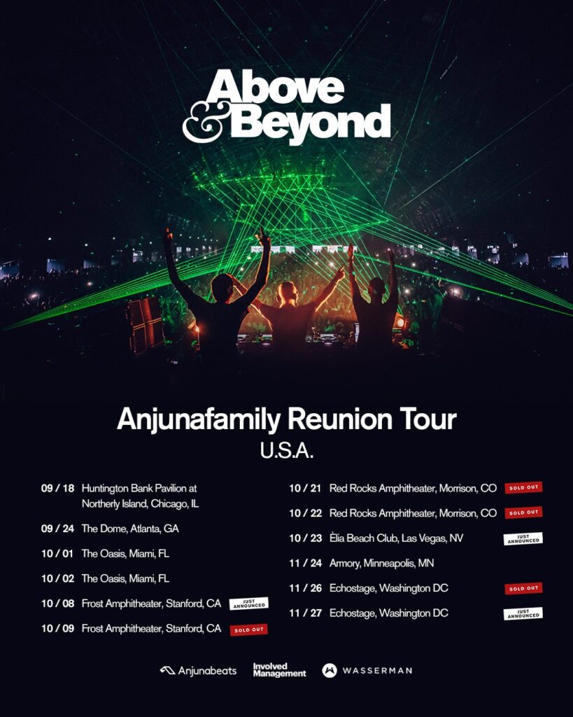 Anjunafamily Reunion Tour USA 2021