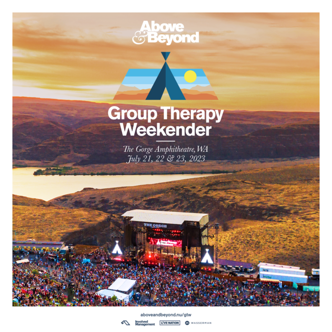 Above and Beyond presents Group Therapy Weekender at The Gorge Amphitheatre, WA, USA on 21st, 22nd and 23rd of July 2023