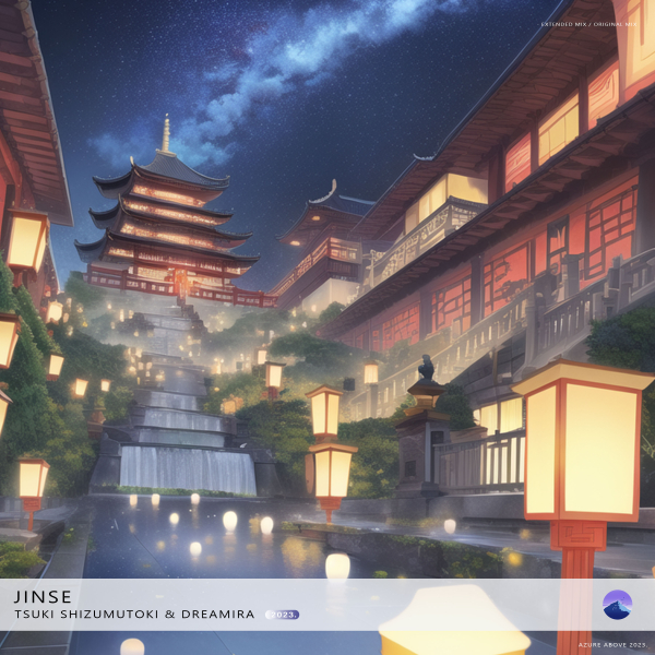 Dreamira and Tsuki Shizumutoki presents Jinse on Azure Above Recordings