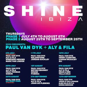 Paul van Dyk presents Planet Shine at Club Eden, Ibiza, Spain